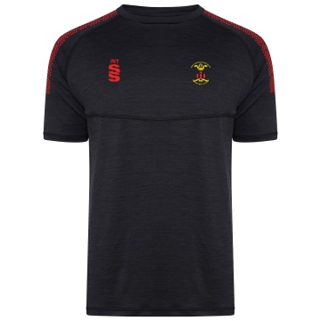 Bury Amateur AFC - Dual Gym T-shirt : Black Melange